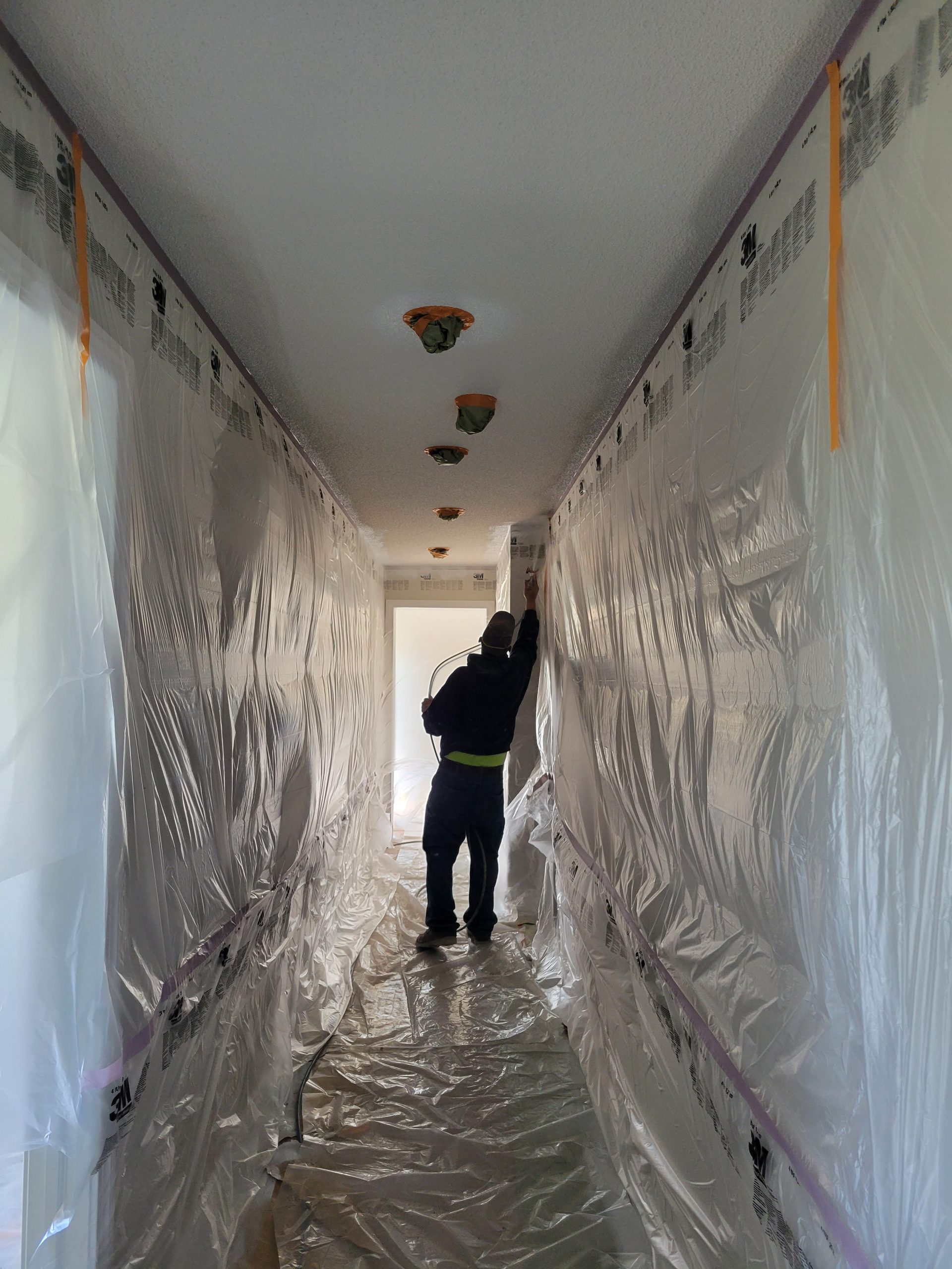 Indoor hallway ceiling painting